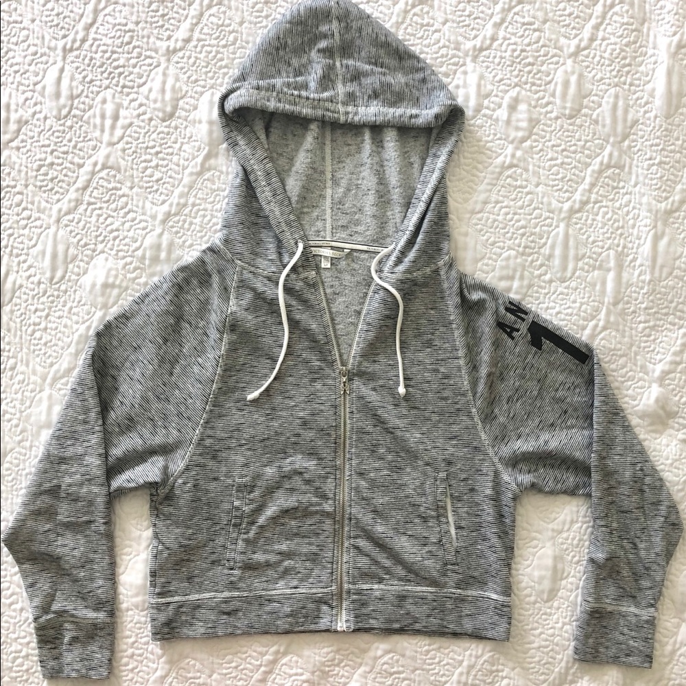 Crop Zip-Up Hoodie